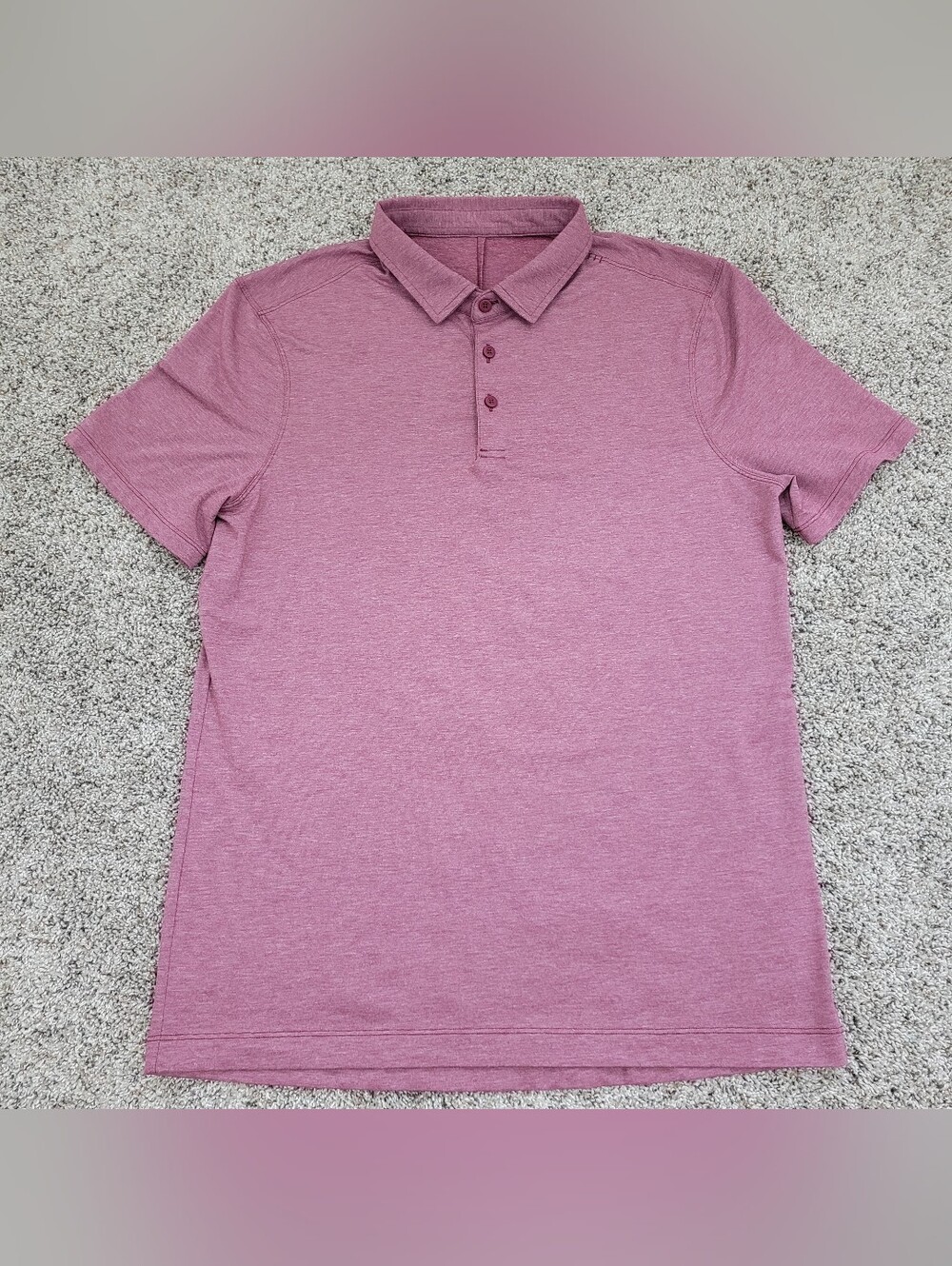 Lululemon Evolution Short Sleeve Polo Shirt Mens Large